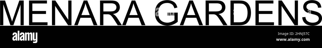 Menara giardini semplice icona vettoriale. Modello di disegno del simbolo di illustrazione per l'elemento dell'interfaccia utente mobile Web. Illustrazione Vettoriale