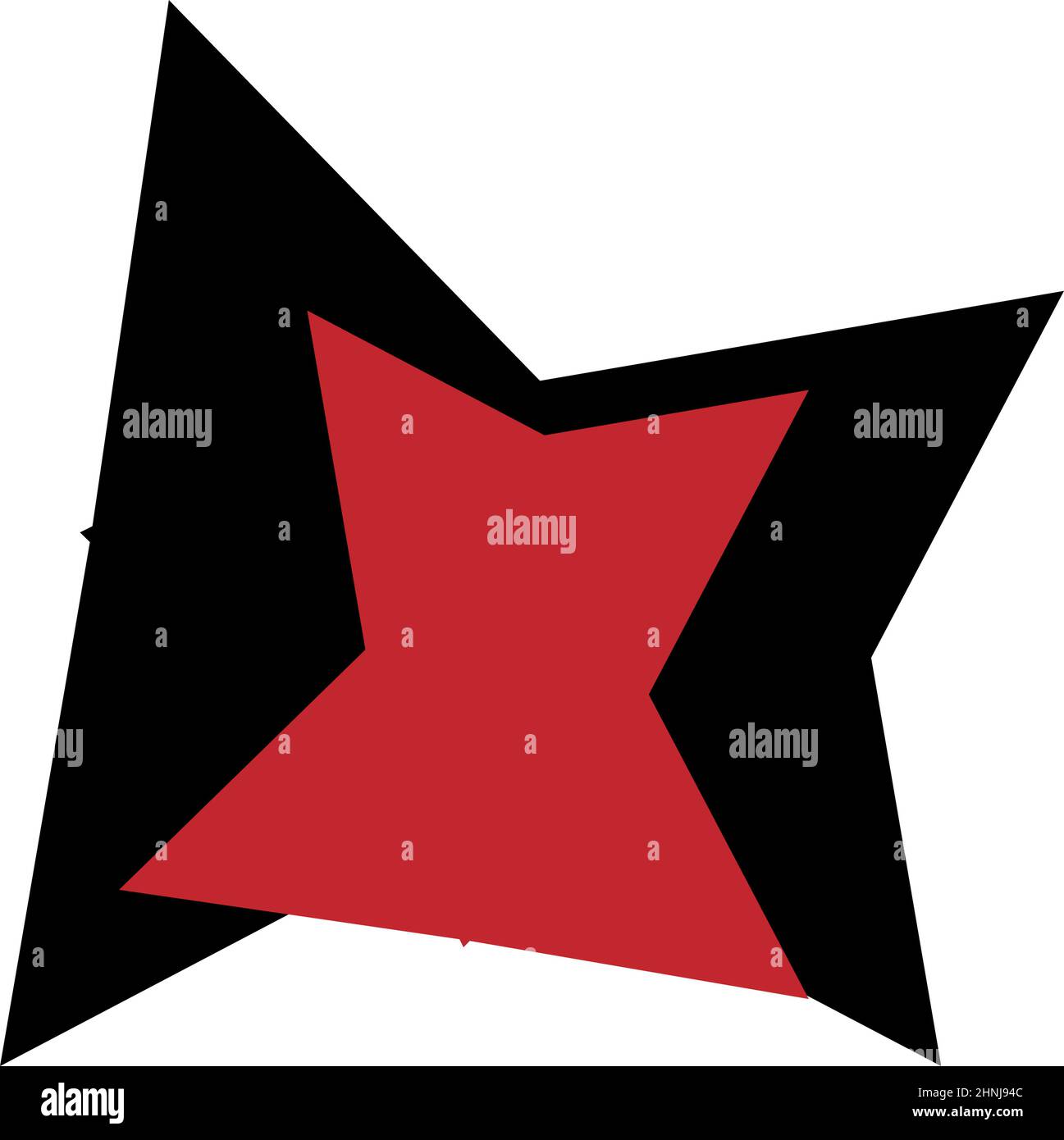 Forma, simbolo, icona con geometria astratta. Vettore geometrico - illustrazione vettoriale di stock, grafica clip-art Illustrazione Vettoriale