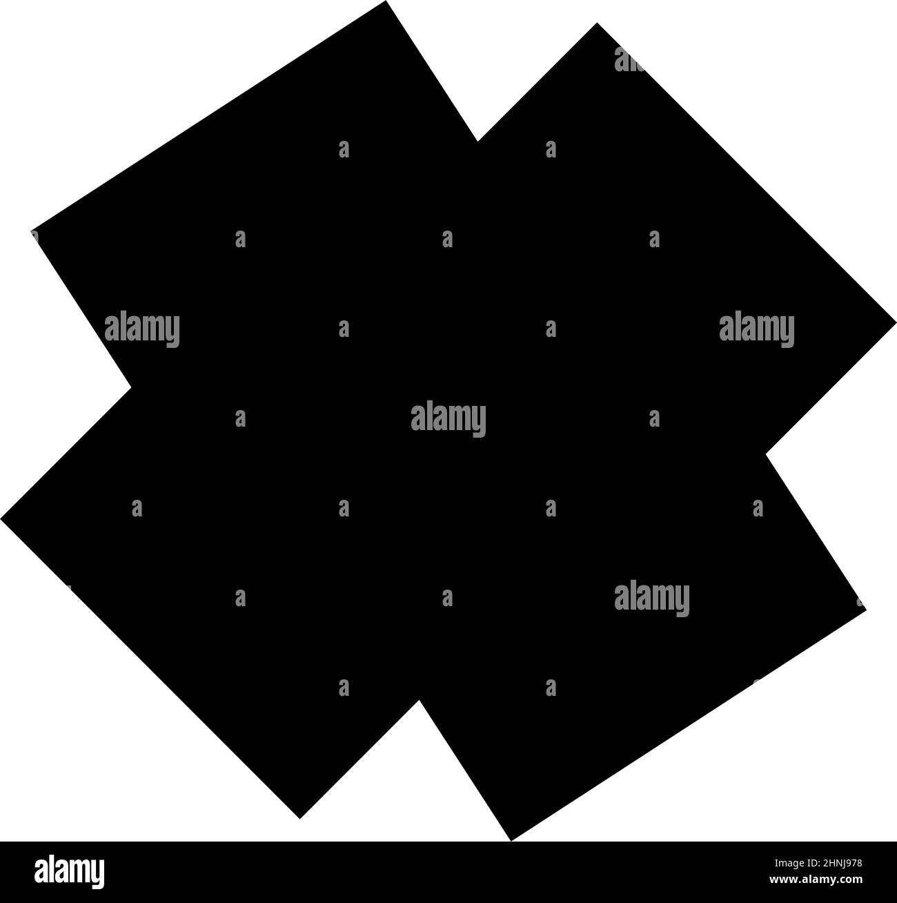 Forma, simbolo, icona con geometria astratta. Vettore geometrico - illustrazione vettoriale di stock, grafica clip-art Illustrazione Vettoriale