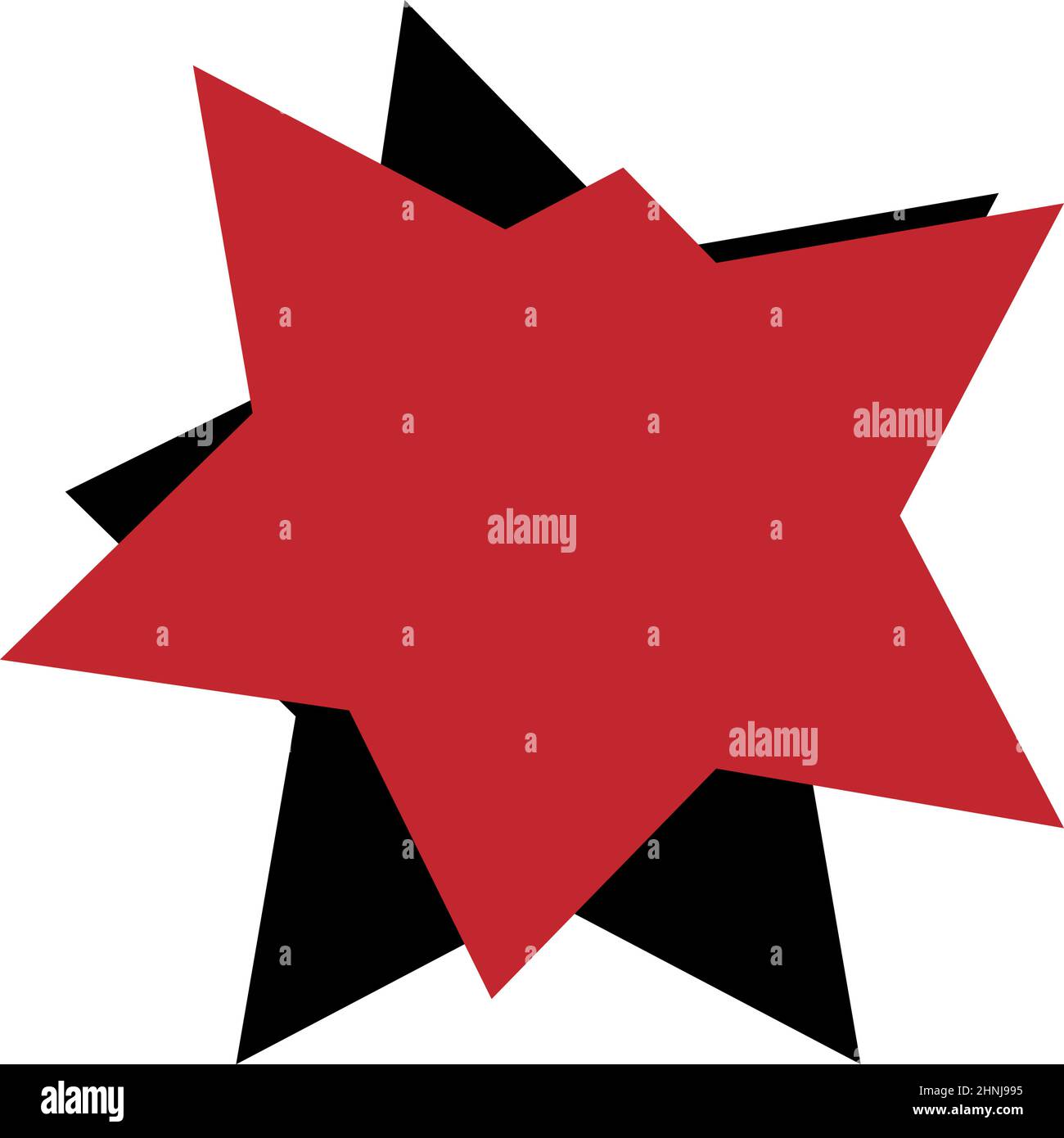 Forma, simbolo, icona con geometria astratta. Vettore geometrico - illustrazione vettoriale di stock, grafica clip-art Illustrazione Vettoriale