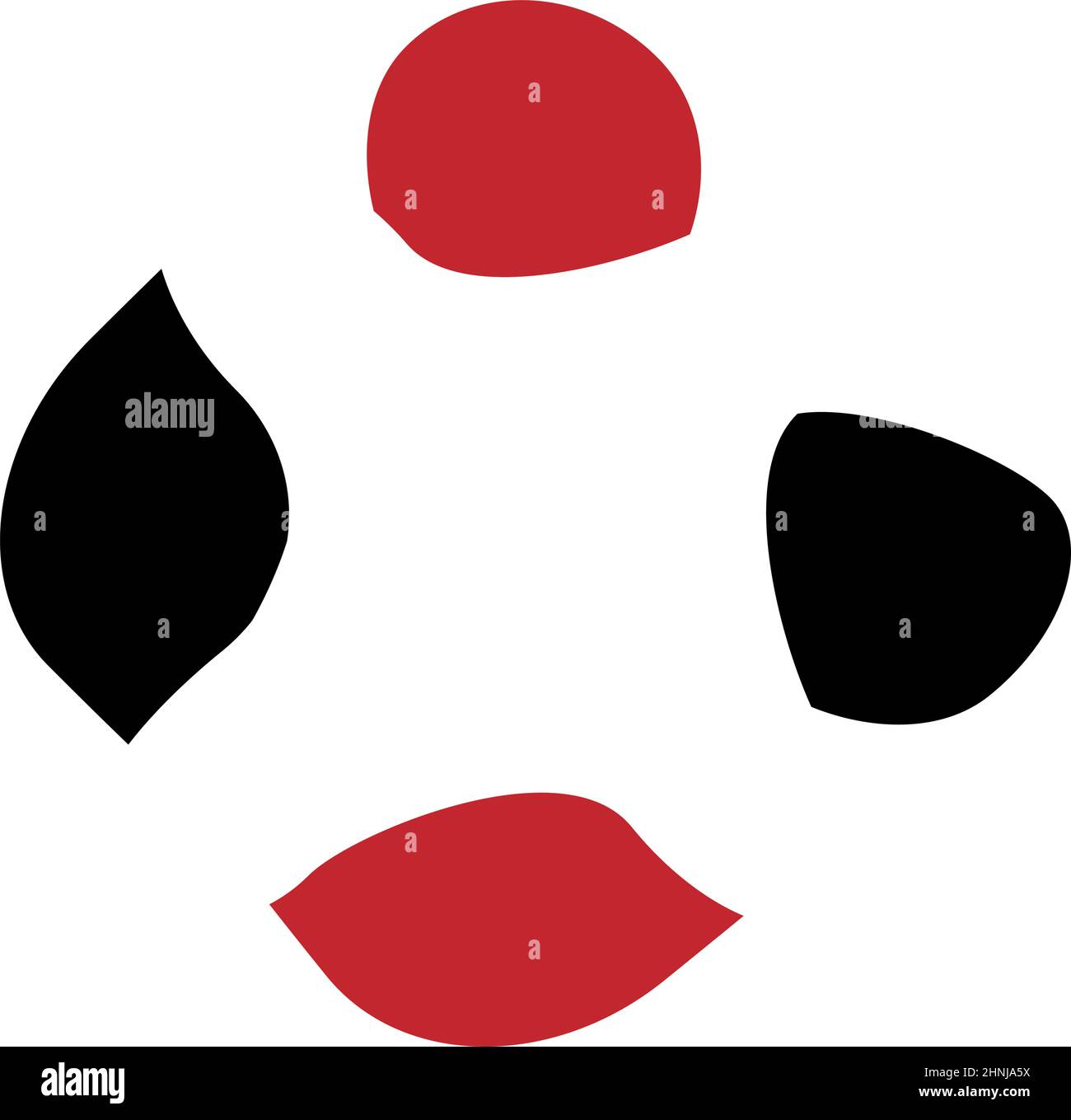 Forma, simbolo, icona con geometria astratta. Vettore geometrico - illustrazione vettoriale di stock, grafica clip-art Illustrazione Vettoriale