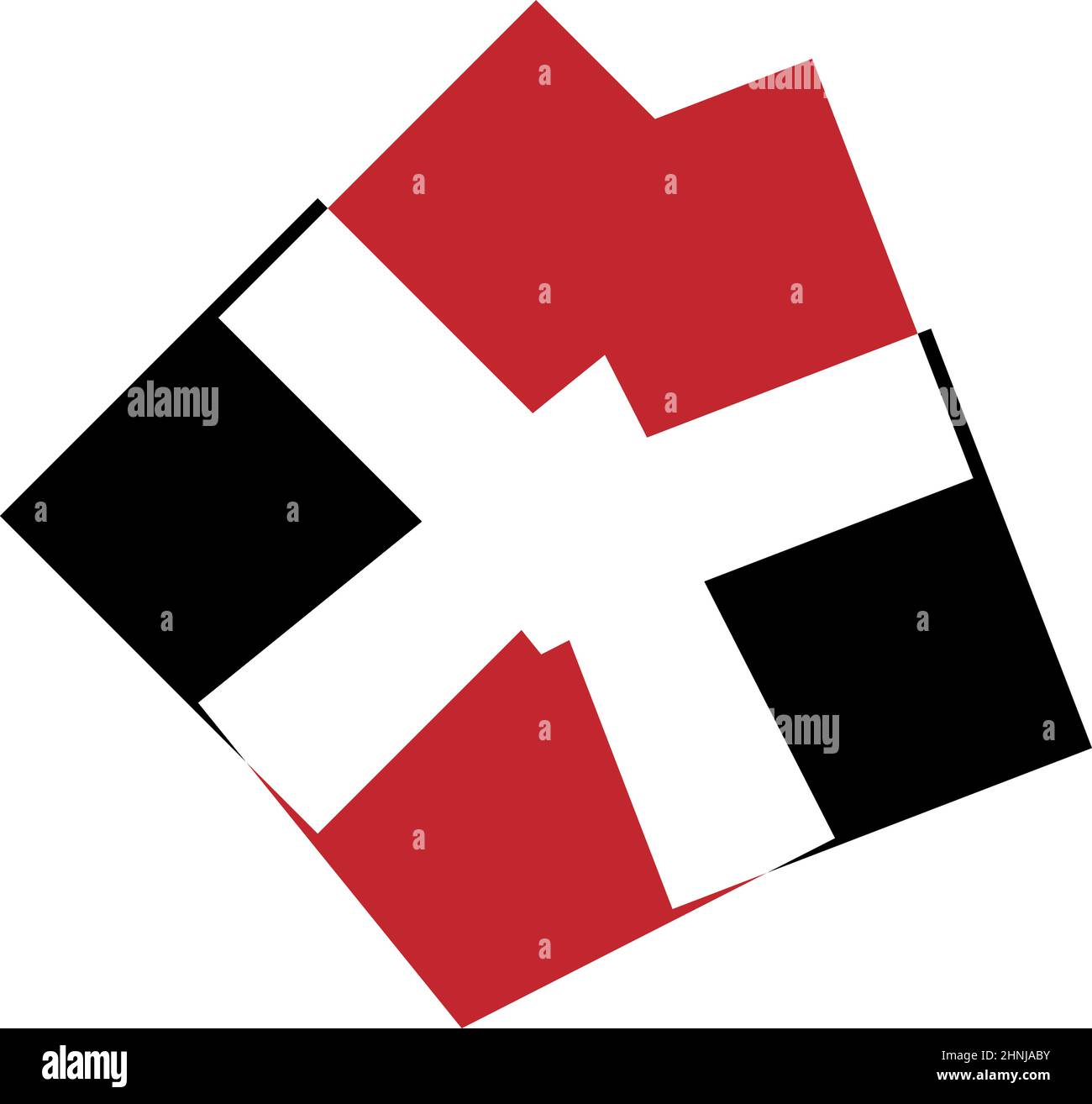 Forma, simbolo, icona con geometria astratta. Vettore geometrico - illustrazione vettoriale di stock, grafica clip-art Illustrazione Vettoriale