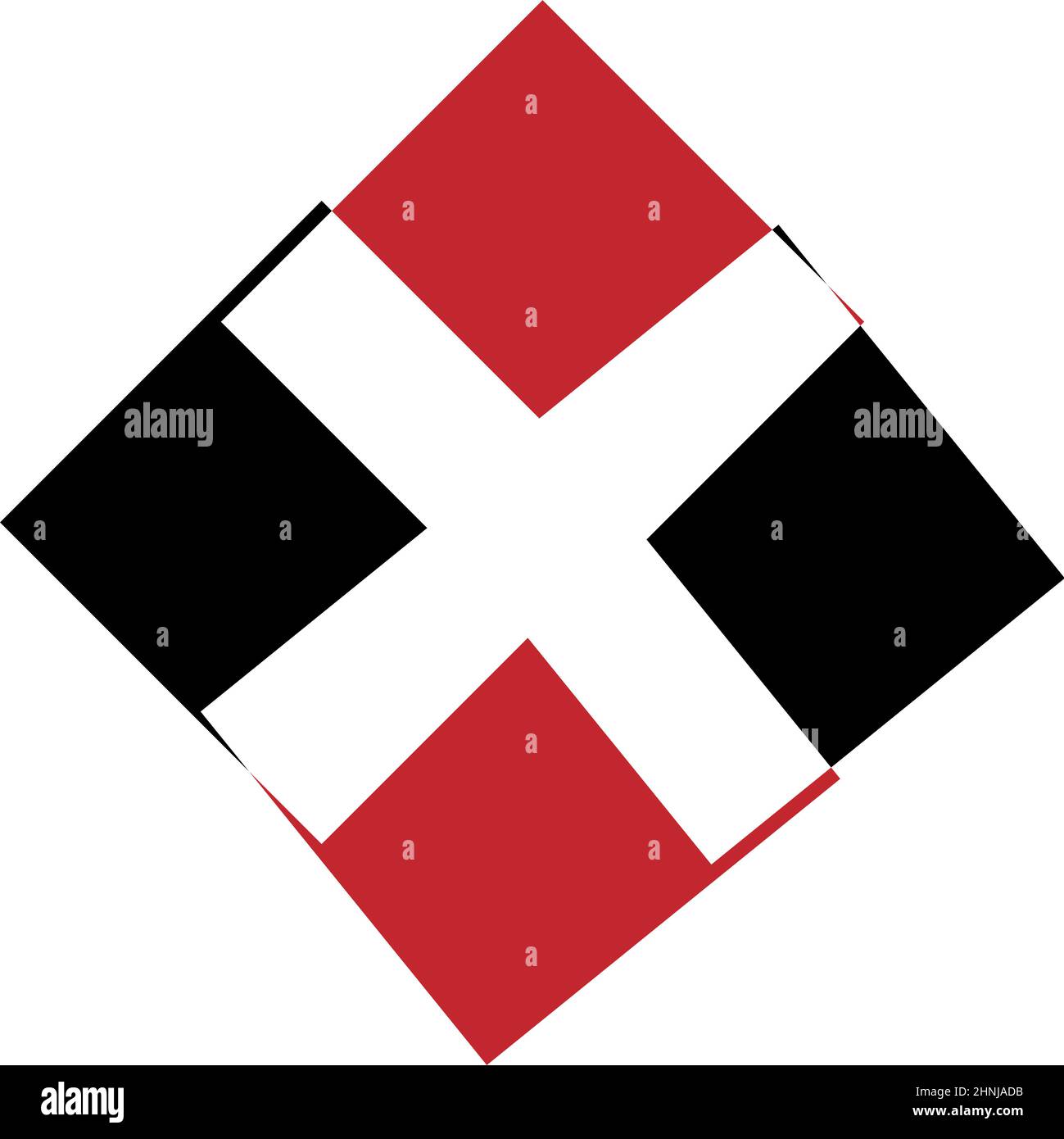 Forma, simbolo, icona con geometria astratta. Vettore geometrico - illustrazione vettoriale di stock, grafica clip-art Illustrazione Vettoriale