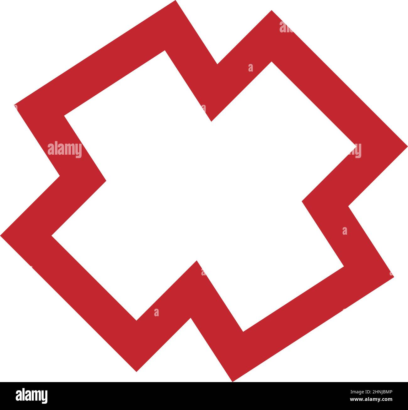 Forma, simbolo, icona con geometria astratta. Vettore geometrico - illustrazione vettoriale di stock, grafica clip-art Illustrazione Vettoriale