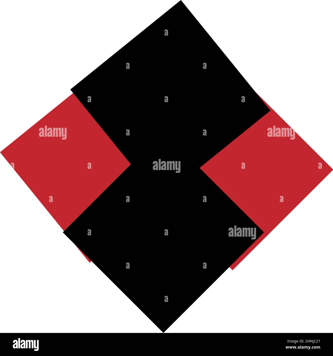 Forma, simbolo, icona con geometria astratta. Vettore geometrico - illustrazione vettoriale di stock, grafica clip-art Illustrazione Vettoriale