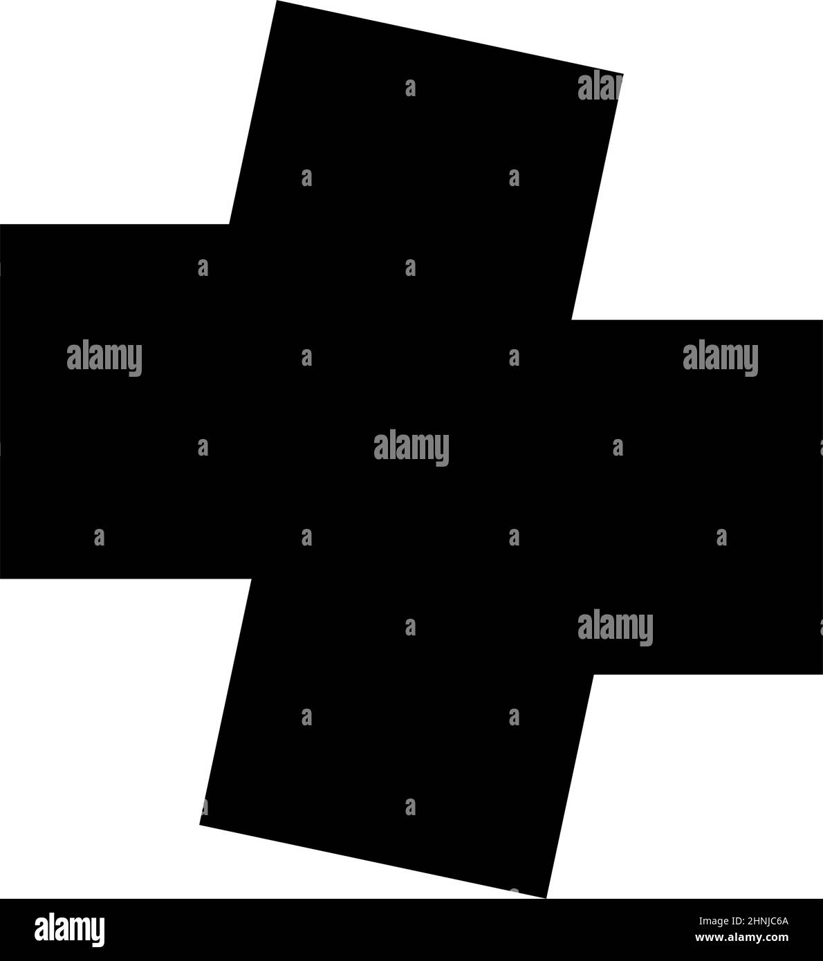 Forma, simbolo, icona con geometria astratta. Vettore geometrico - illustrazione vettoriale di stock, grafica clip-art Illustrazione Vettoriale