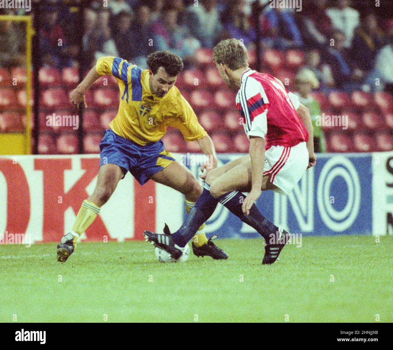 STEFAN REHN Football IFK Gothenburg e la nazionale svedese in Friendle game contro la Norvegia allo stadio Ullevål di Oslo Foto Stock