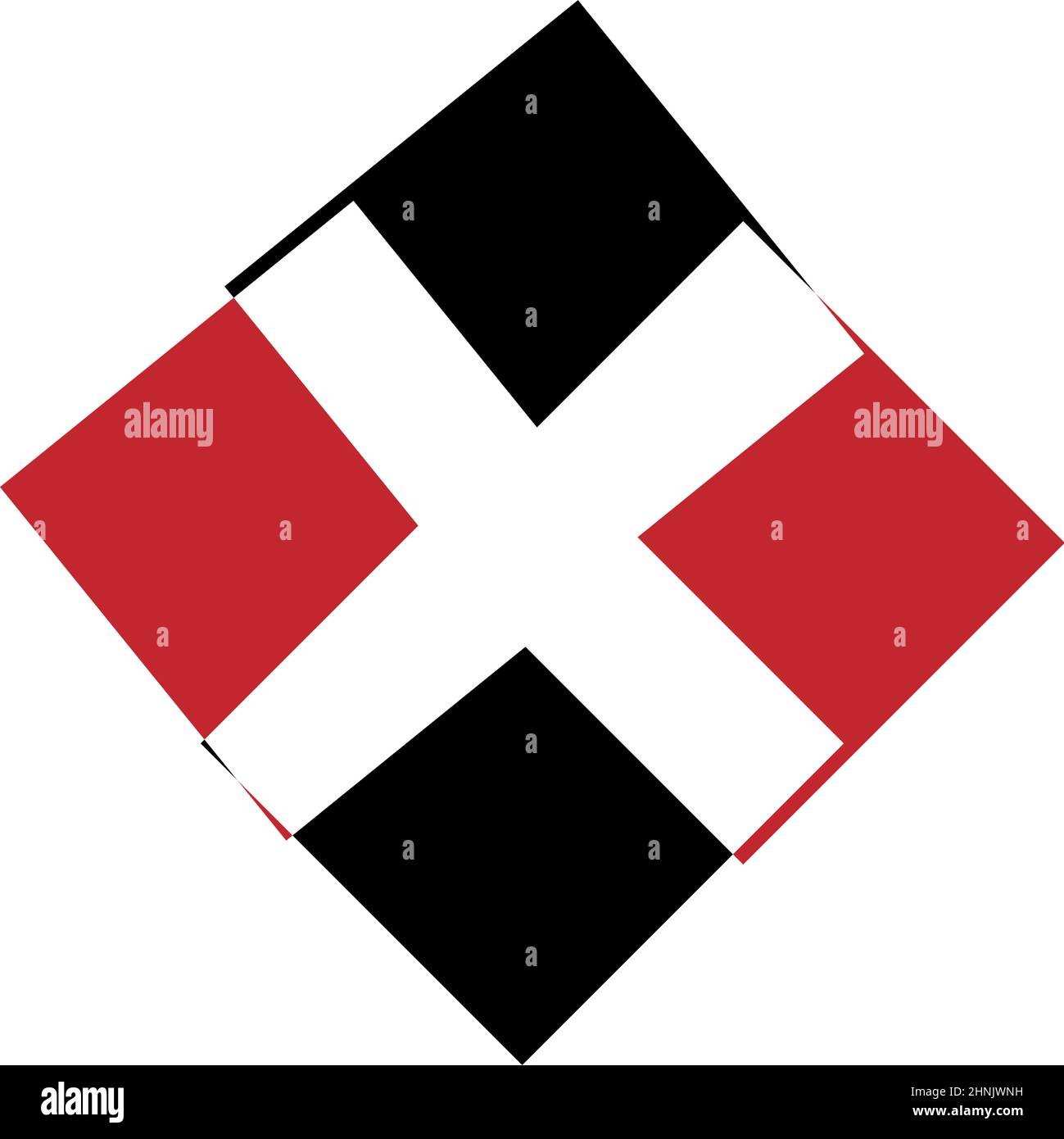 Forma, simbolo, icona con geometria astratta. Vettore geometrico - illustrazione vettoriale di stock, grafica clip-art Illustrazione Vettoriale