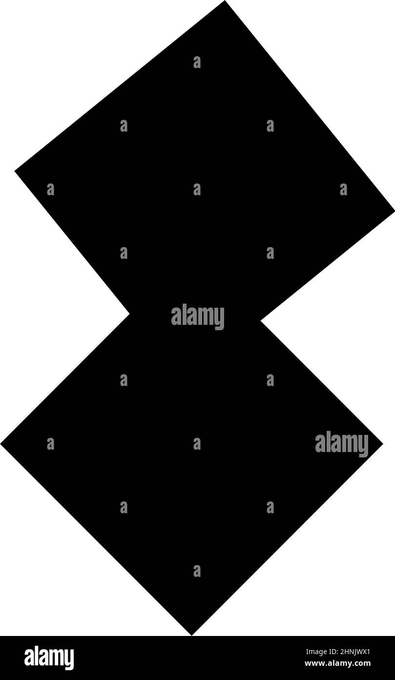 Forma, simbolo, icona con geometria astratta. Vettore geometrico - illustrazione vettoriale di stock, grafica clip-art Illustrazione Vettoriale