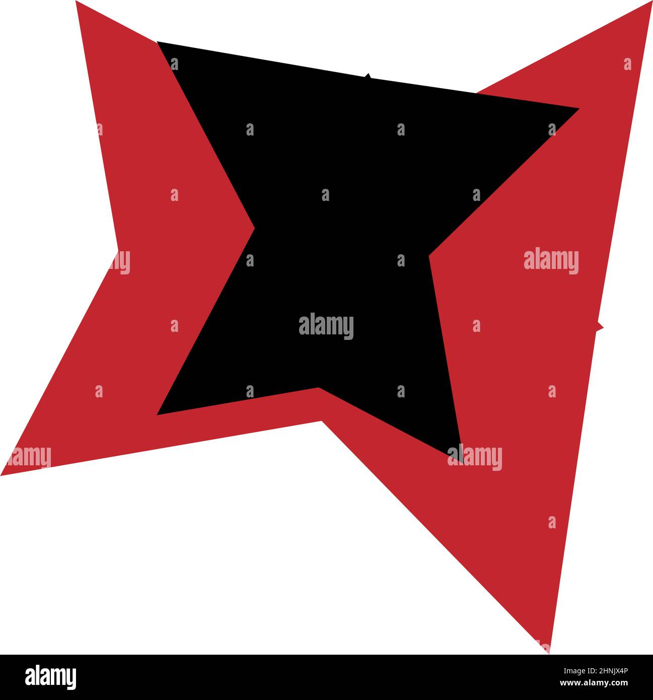 Forma, simbolo, icona con geometria astratta. Vettore geometrico - illustrazione vettoriale di stock, grafica clip-art Illustrazione Vettoriale