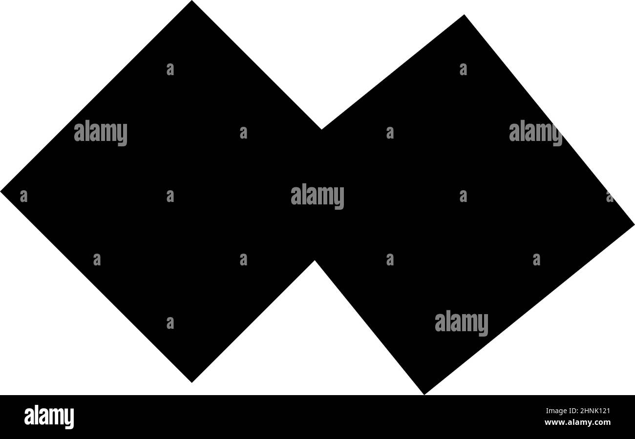 Forma, simbolo, icona con geometria astratta. Vettore geometrico - illustrazione vettoriale di stock, grafica clip-art Illustrazione Vettoriale