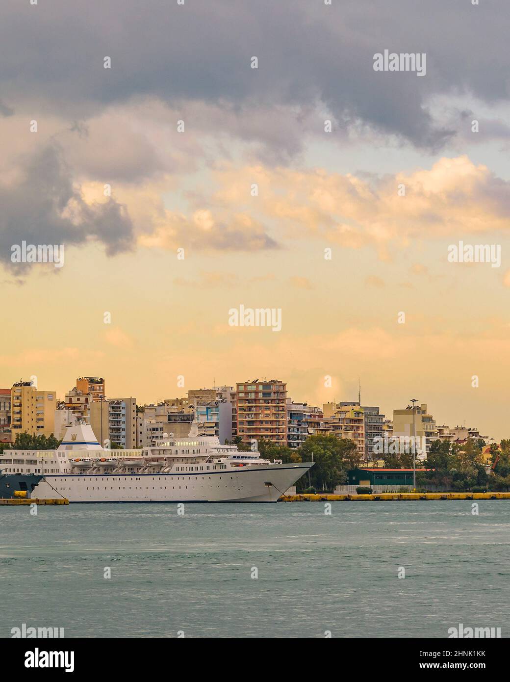 Il porto del Pireo di Atene, Grecia Foto Stock