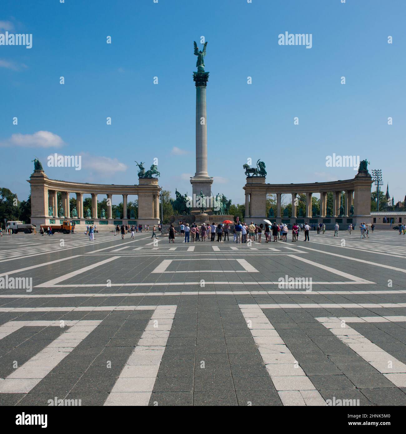 Piazza degli eroi Foto Stock