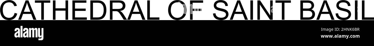 Cattedrale di san Basilio semplice vettore icona. Modello di disegno del simbolo di illustrazione per l'elemento dell'interfaccia utente mobile Web. Illustrazione Vettoriale