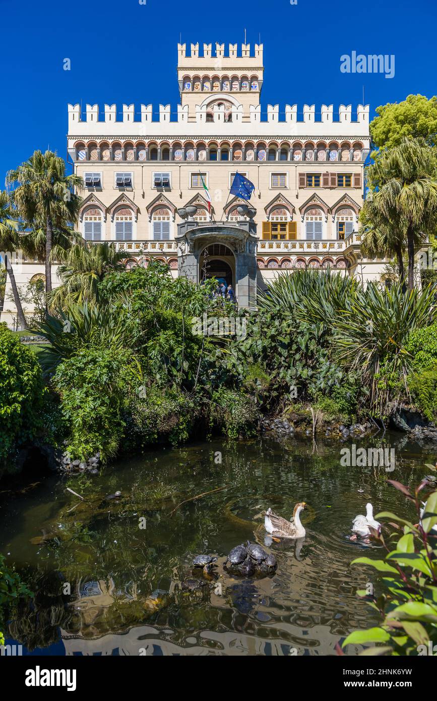 Villa Negrotto Cambiaso ad Arenzano Foto Stock