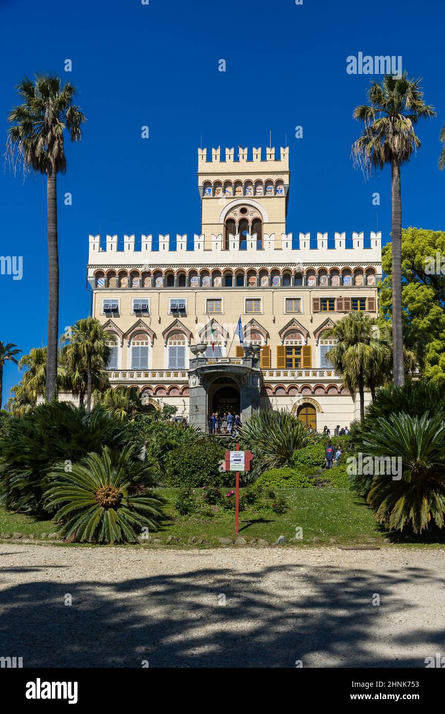 Villa Negrotto Cambiaso ad Arenzano Foto Stock