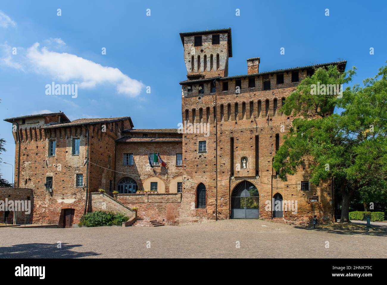 Castello di Pozzolo Formigaro Foto Stock