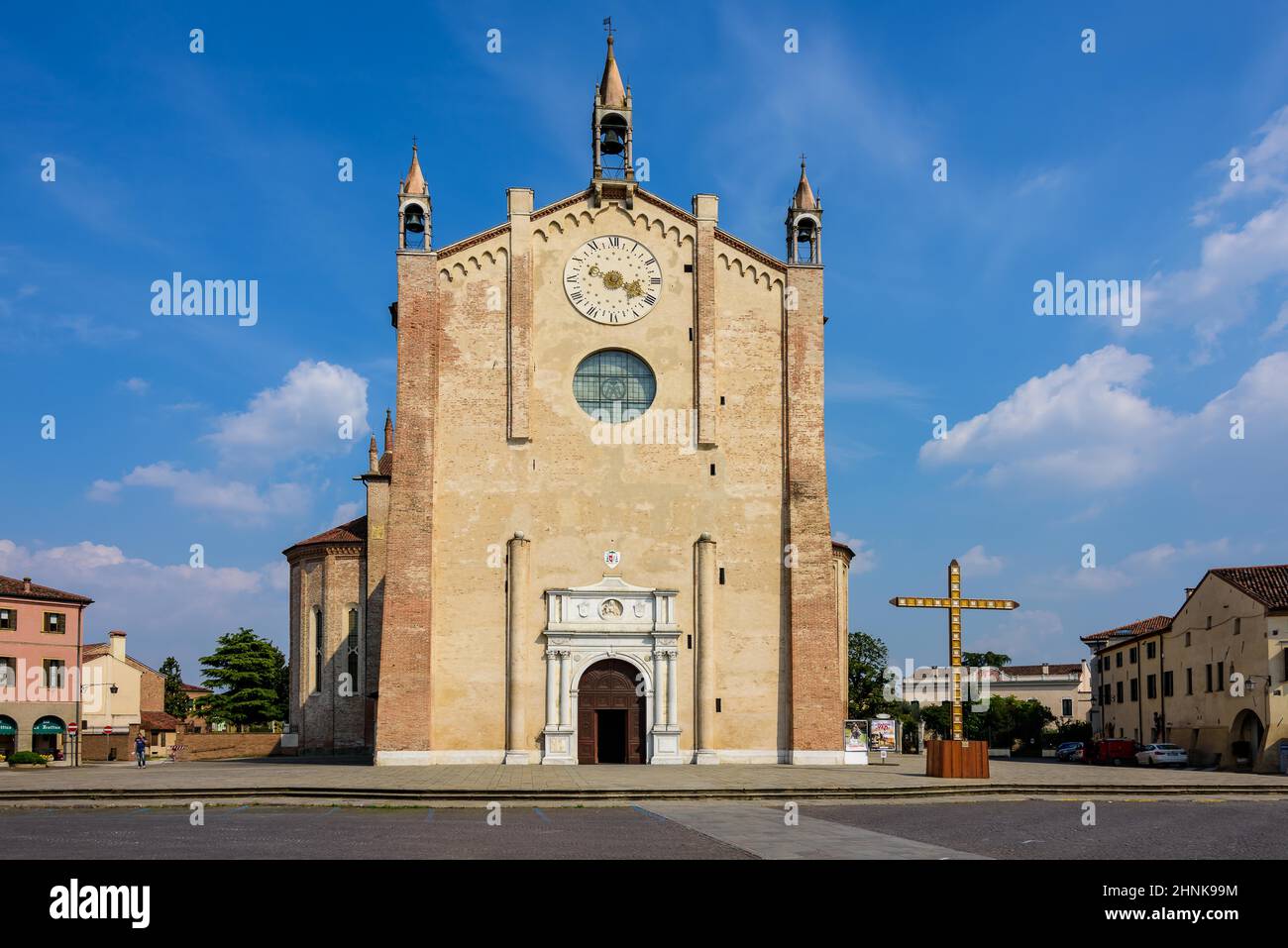 il dom di Montagnana Foto Stock