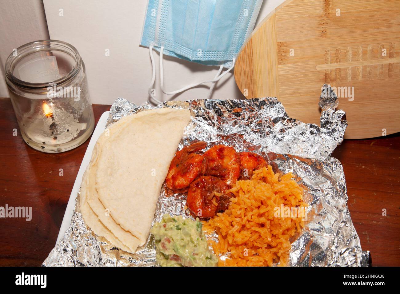 Togliere durante un pandemico Foto Stock