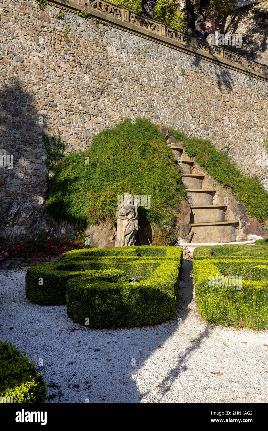 Castello di Ksiaz, misteriosa fortezza medievale del 13th secolo, Walbrzych, Polonia Foto Stock