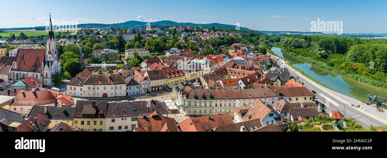 Villaggio di Melk a Wachau Foto Stock