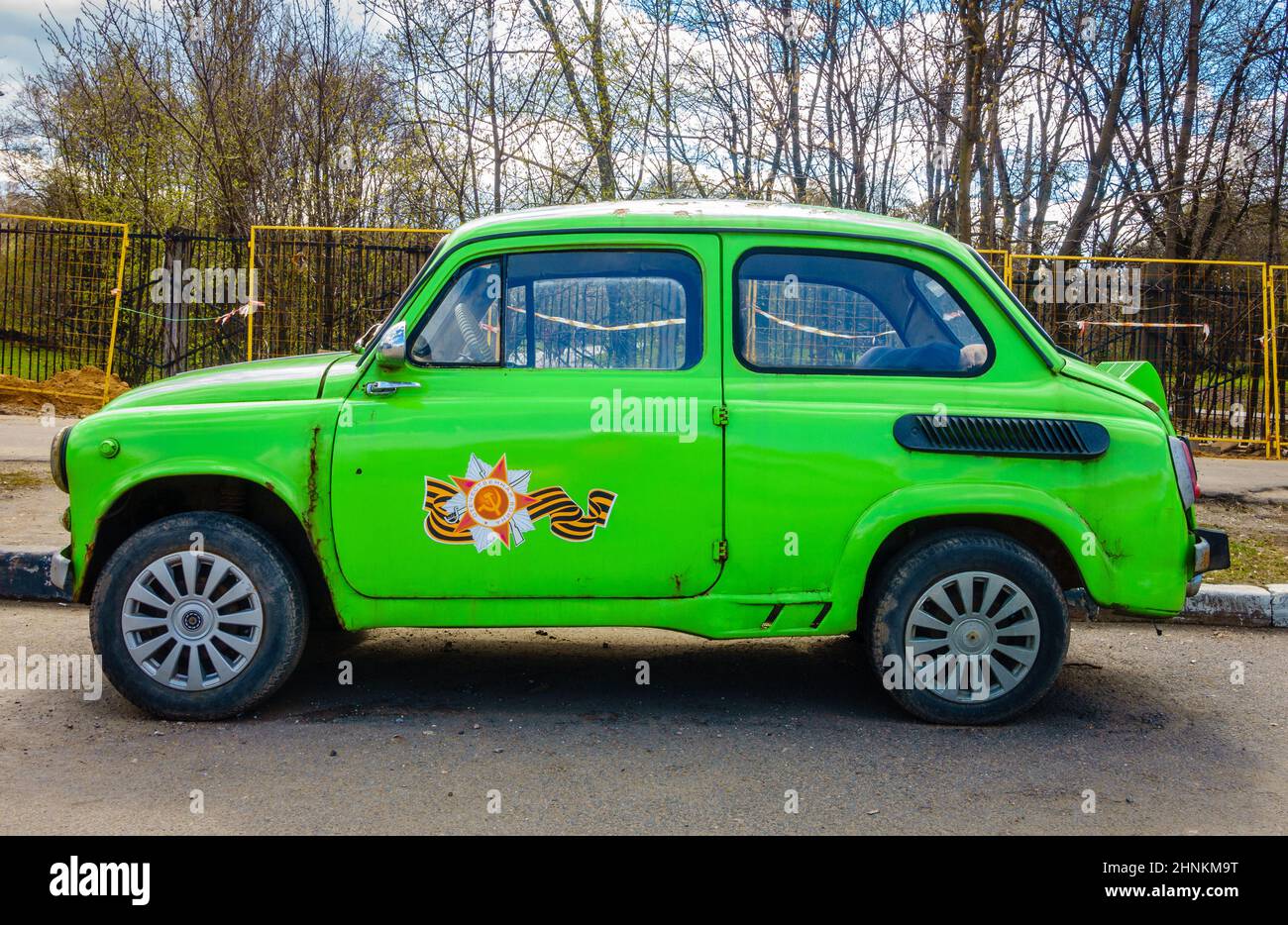 Vecchia vettura russa Foto Stock