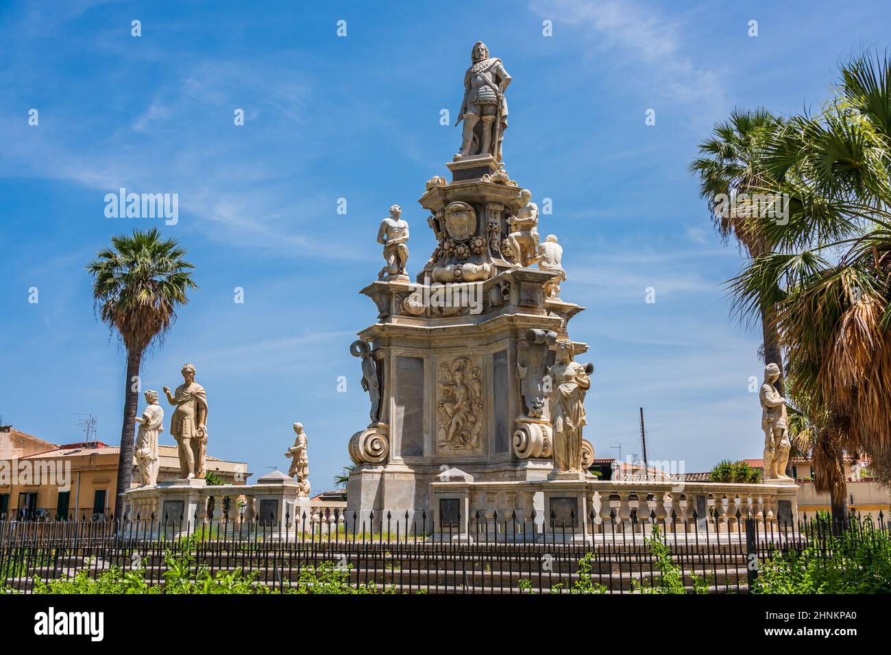 Teatro Marmoreo a Palermo Foto Stock