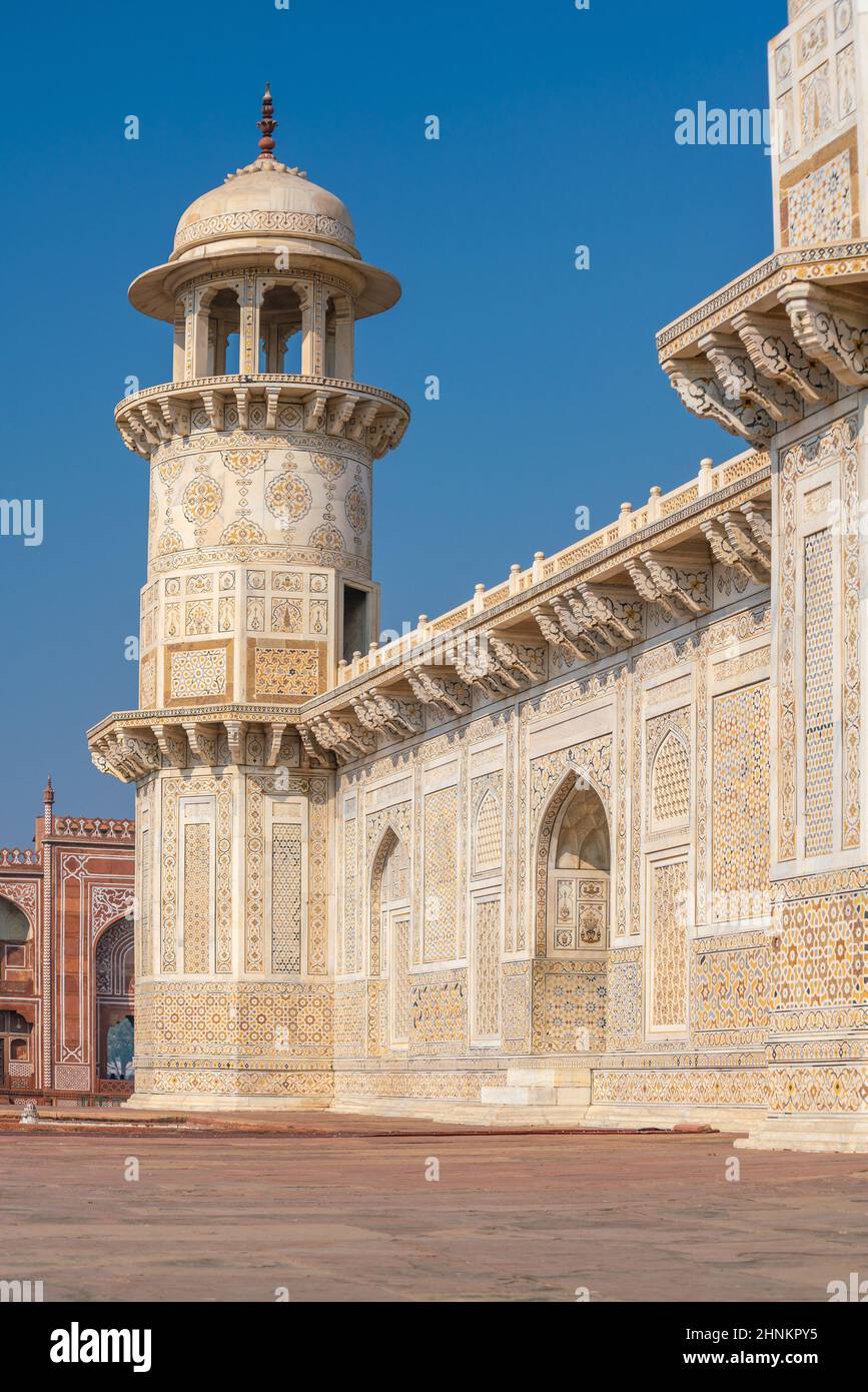 Itimad-ud-Daulah o Baby Taj ad Agra, India Foto Stock