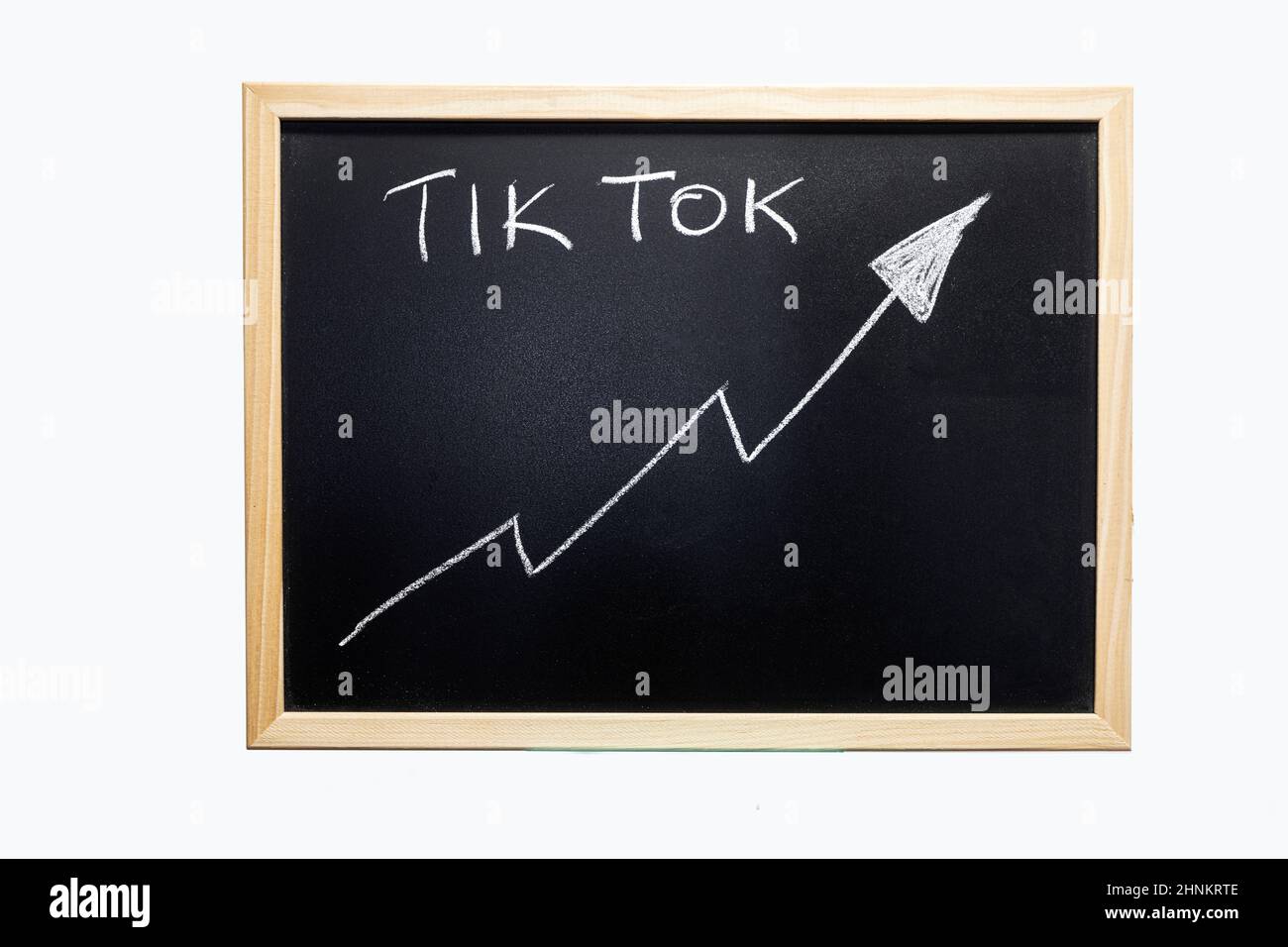 Tik Tok trend di crescita Foto Stock