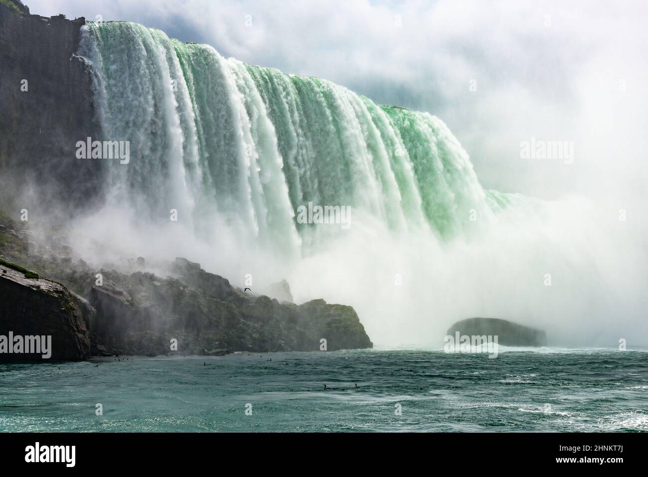 Il parco più antico Usa contenente American Falls, Bridal Veil Falls e cascate Horseshoe Foto Stock