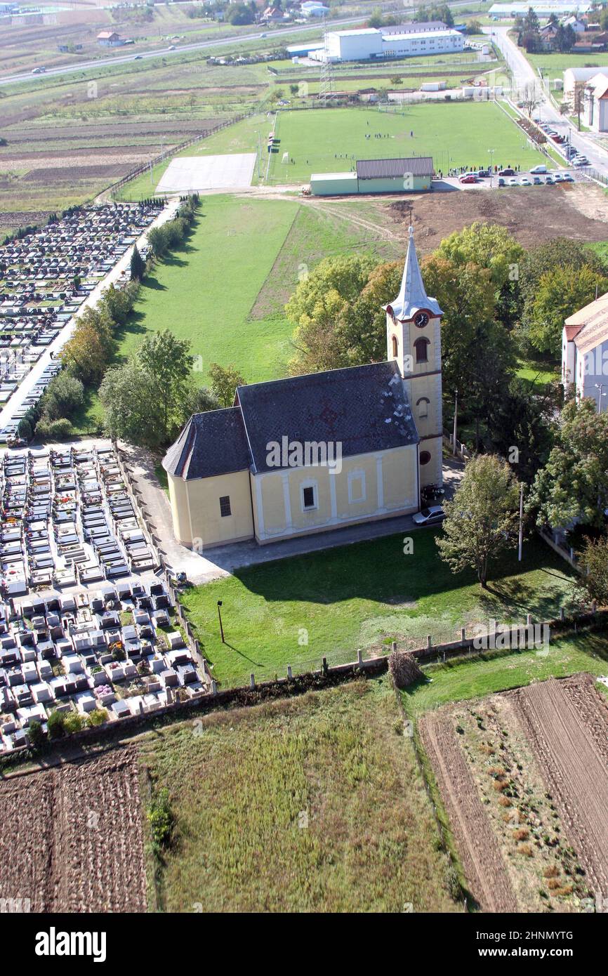 Chiesa di Santa Chiara d'Assisi a Zagabria, Croazia Foto Stock