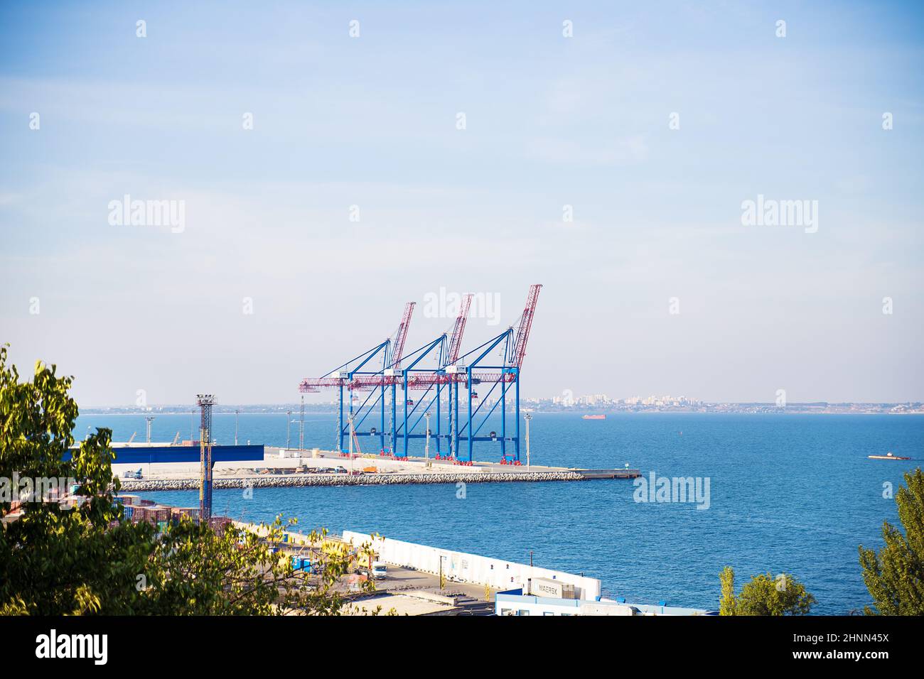 Ucraina. Le strade della bella città di Odessa. spiaggia mare Foto Stock