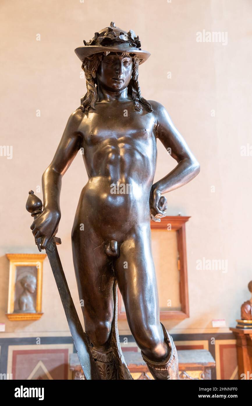 David di Donatello, Firenze, Italia - 1469. Arte rinascimentale italiana Foto Stock