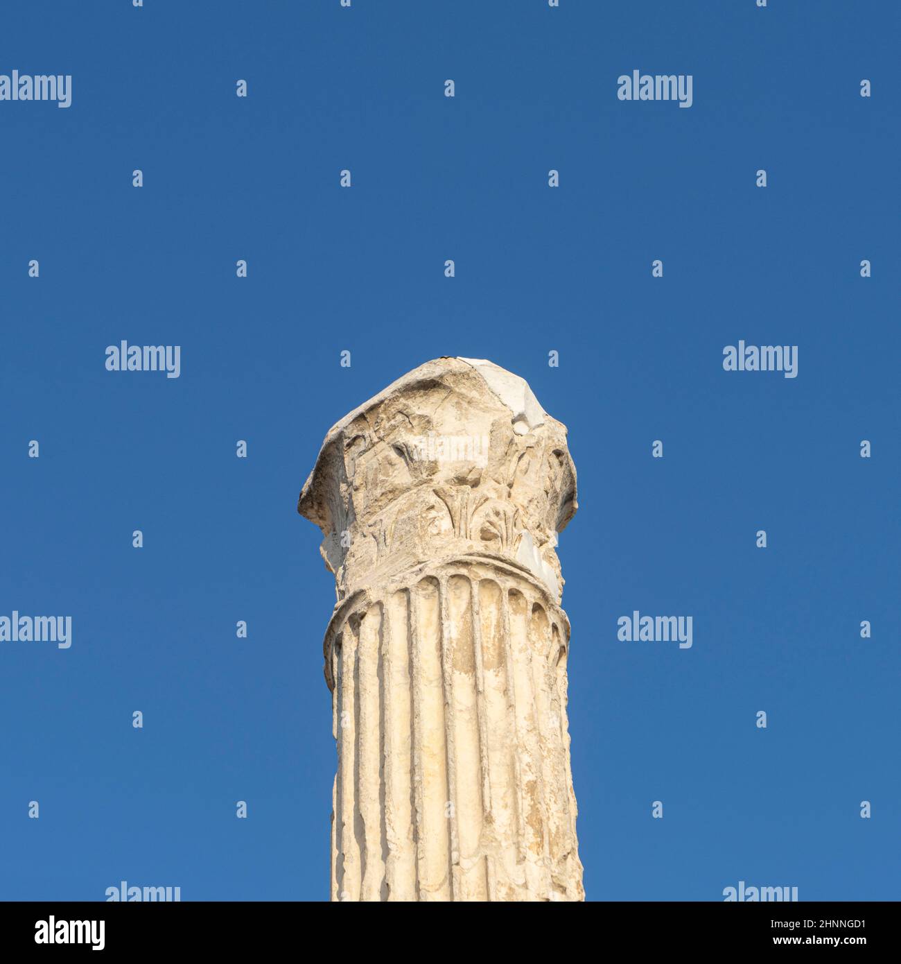 Sito archeologico della Biblioteca Adriana ad Atene, Grecia Foto Stock