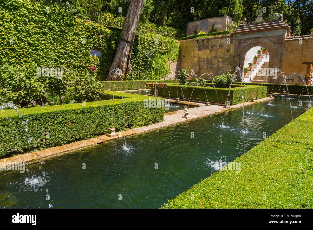 Complesso Alhambra de Granada Foto Stock