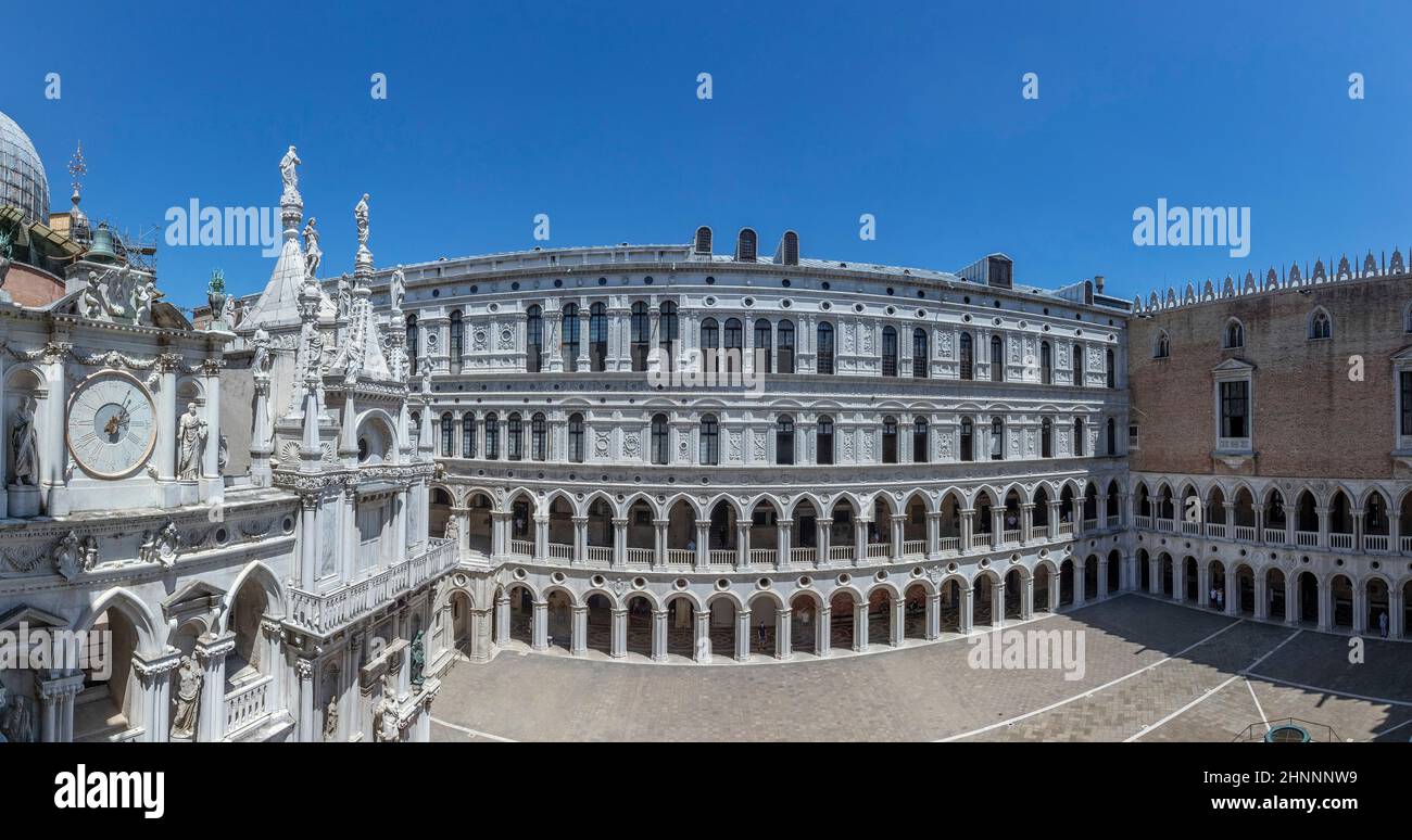 All'interno del palazzo delle doge di Venezia Foto Stock