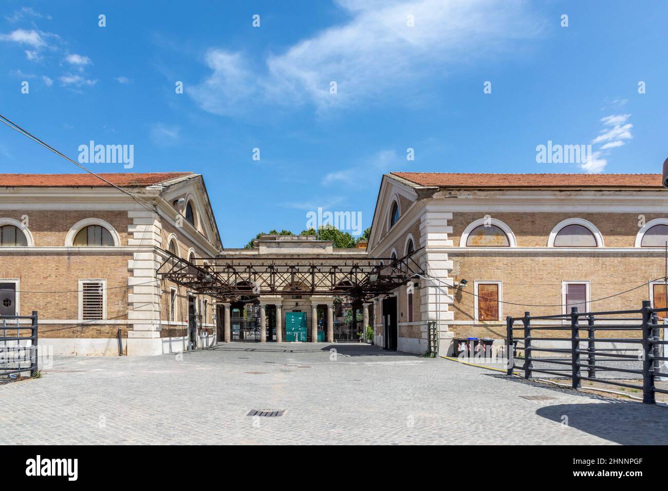 Mostra d'arte contemporanea al Macro Contemporary Art Center di Testaccio, Roma, Italia in un antico edificio industriale Foto Stock