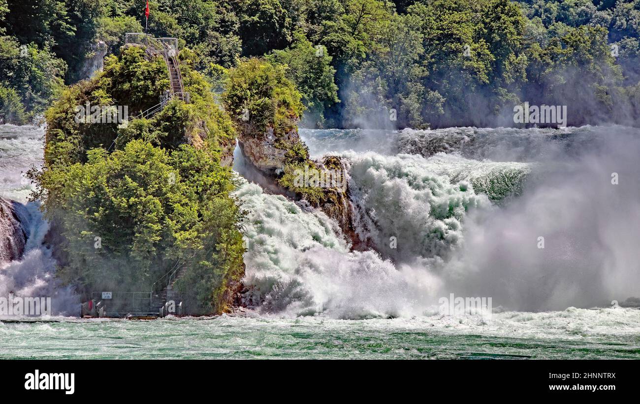 Rheinfall bei Neuhausen, Kanton Schaffhausen, Schweiz Foto Stock