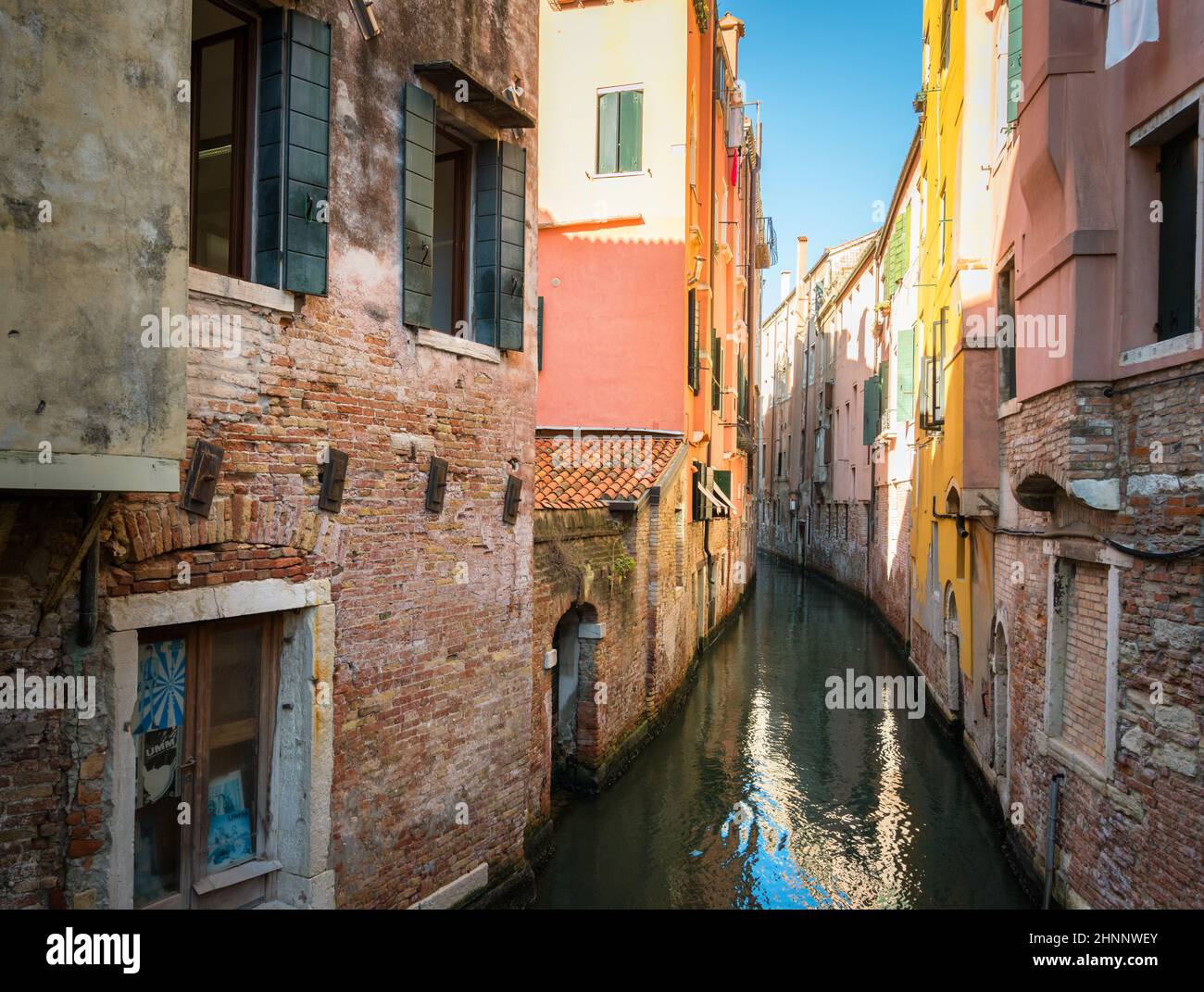 Piccolo Canale di Venezia Foto Stock