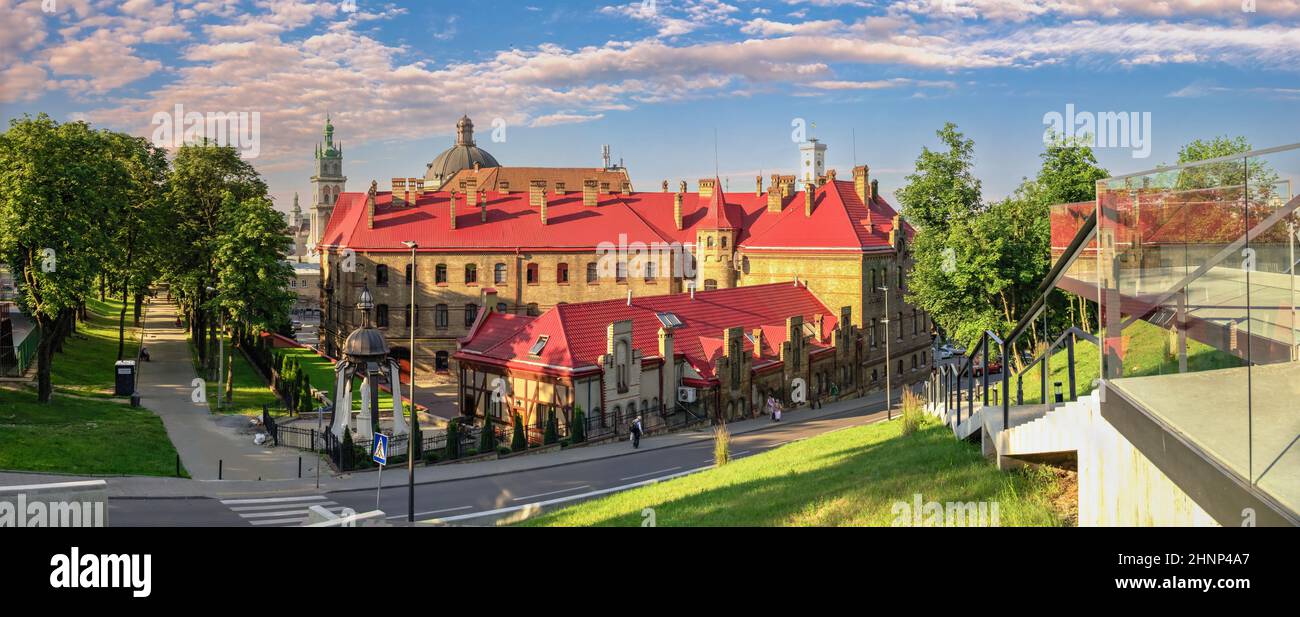 Il servizio di emergenza statale dell'Ucraina a Lviv Foto Stock