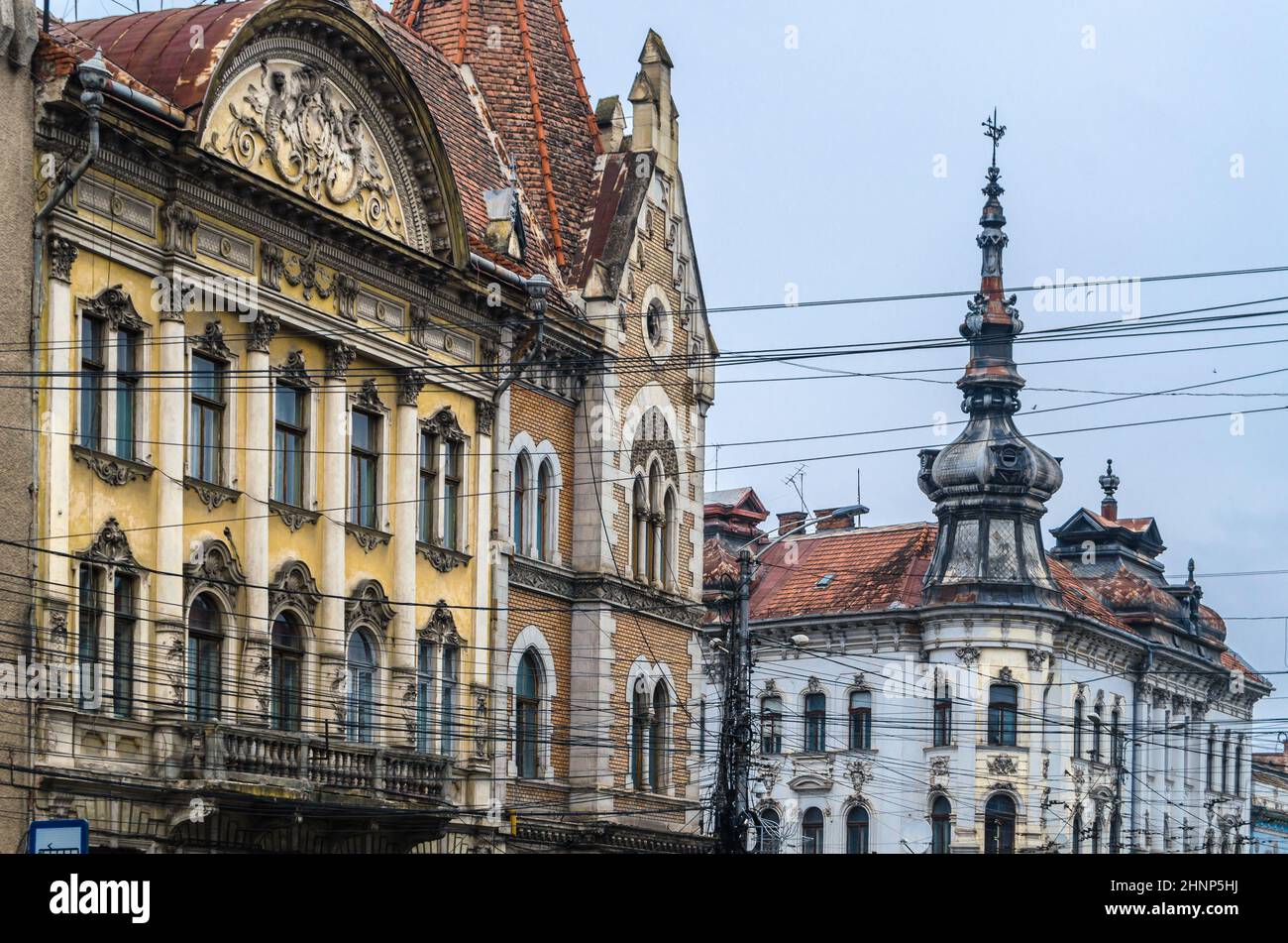Paesaggio urbano a Cluj-Napoca, Romania Foto Stock