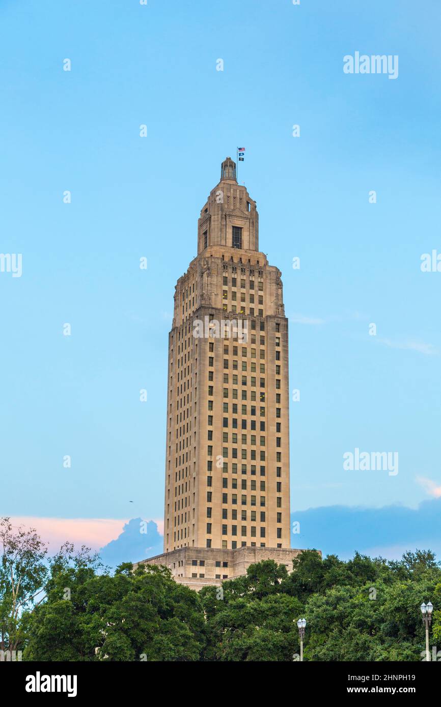 Baton Rouge, Louisiana - Campidoglio dello stato Foto Stock