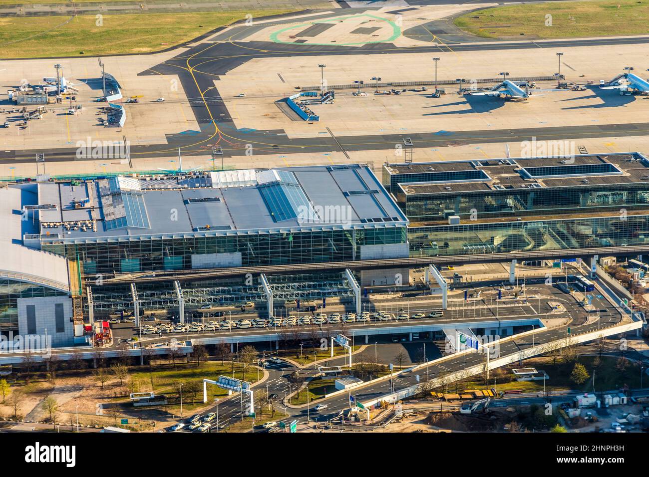 Aeroporto internazionale di Francoforte Foto Stock