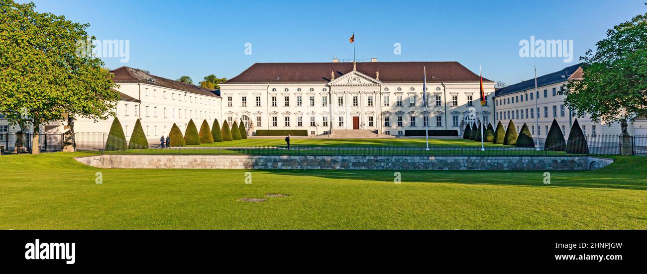 Palazzo Bellevue a Tiergarten (Berlino) - residenza ufficiale del Presidente della Germania Foto Stock