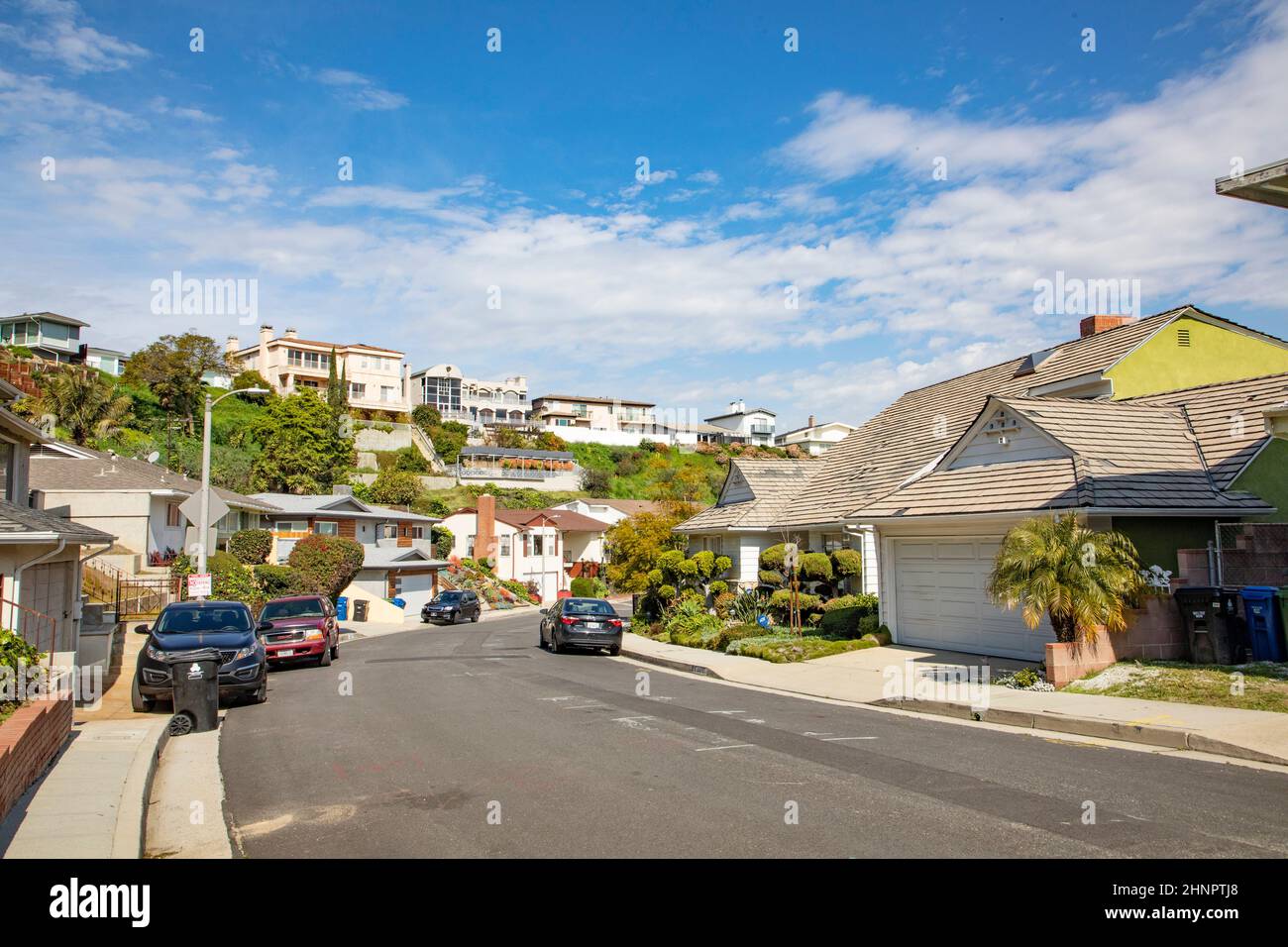 Bella zona soggiorno a Crenshaw. Crenshaw District è un quartiere di Los Angeles, in California. Foto Stock