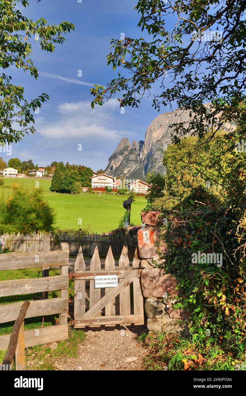 le alpi in alto adige / seis Foto Stock