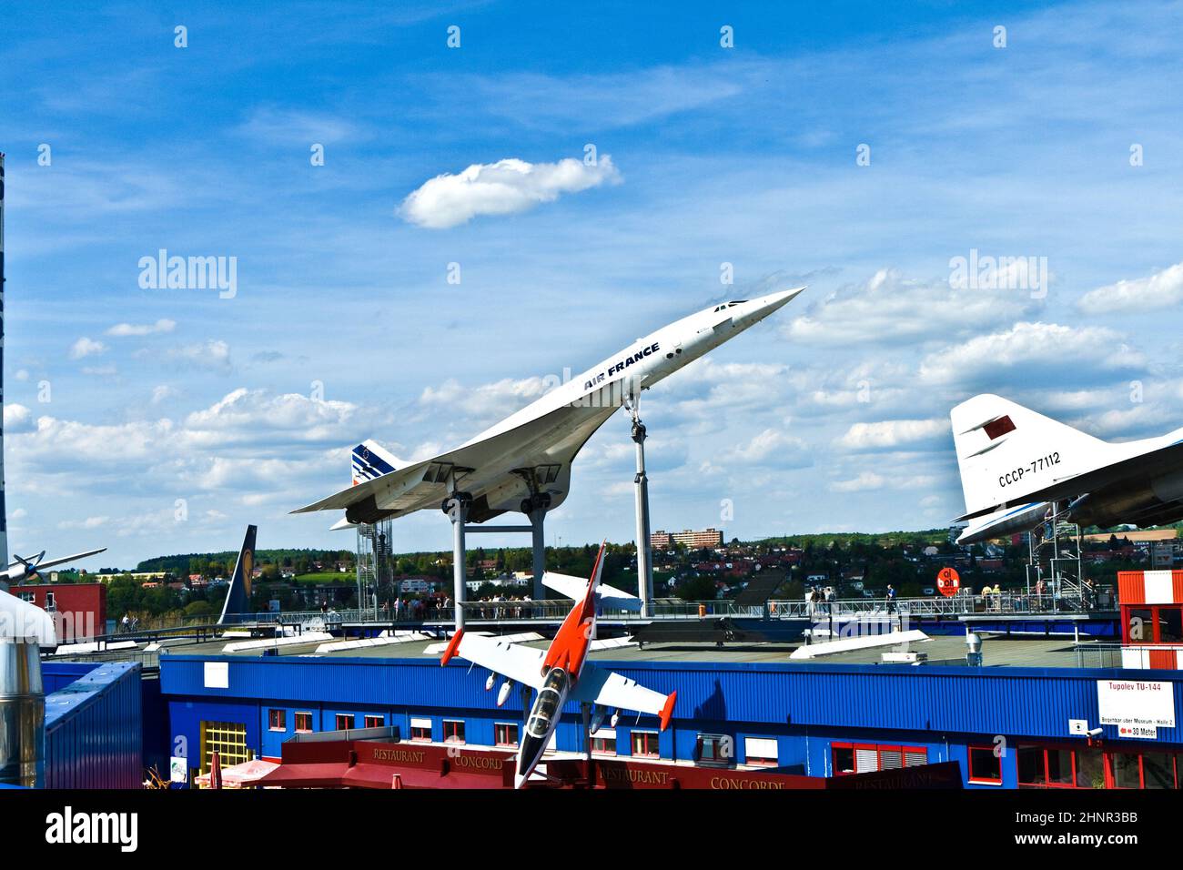 Aircraft Concorde nel museo di Sinsheim Foto Stock
