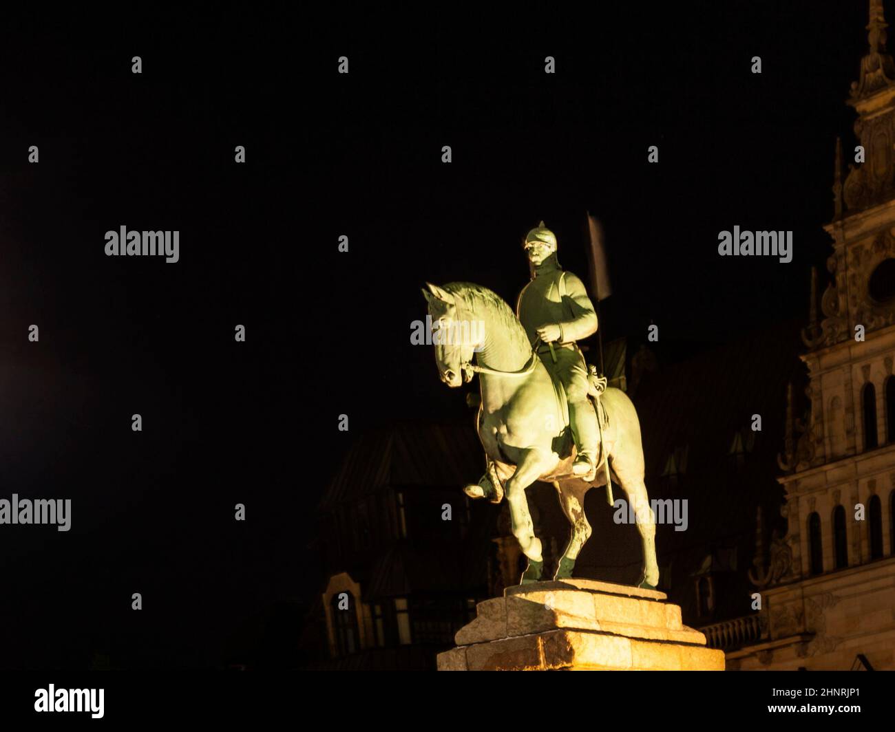 Statua di otto von Bismarck Foto Stock