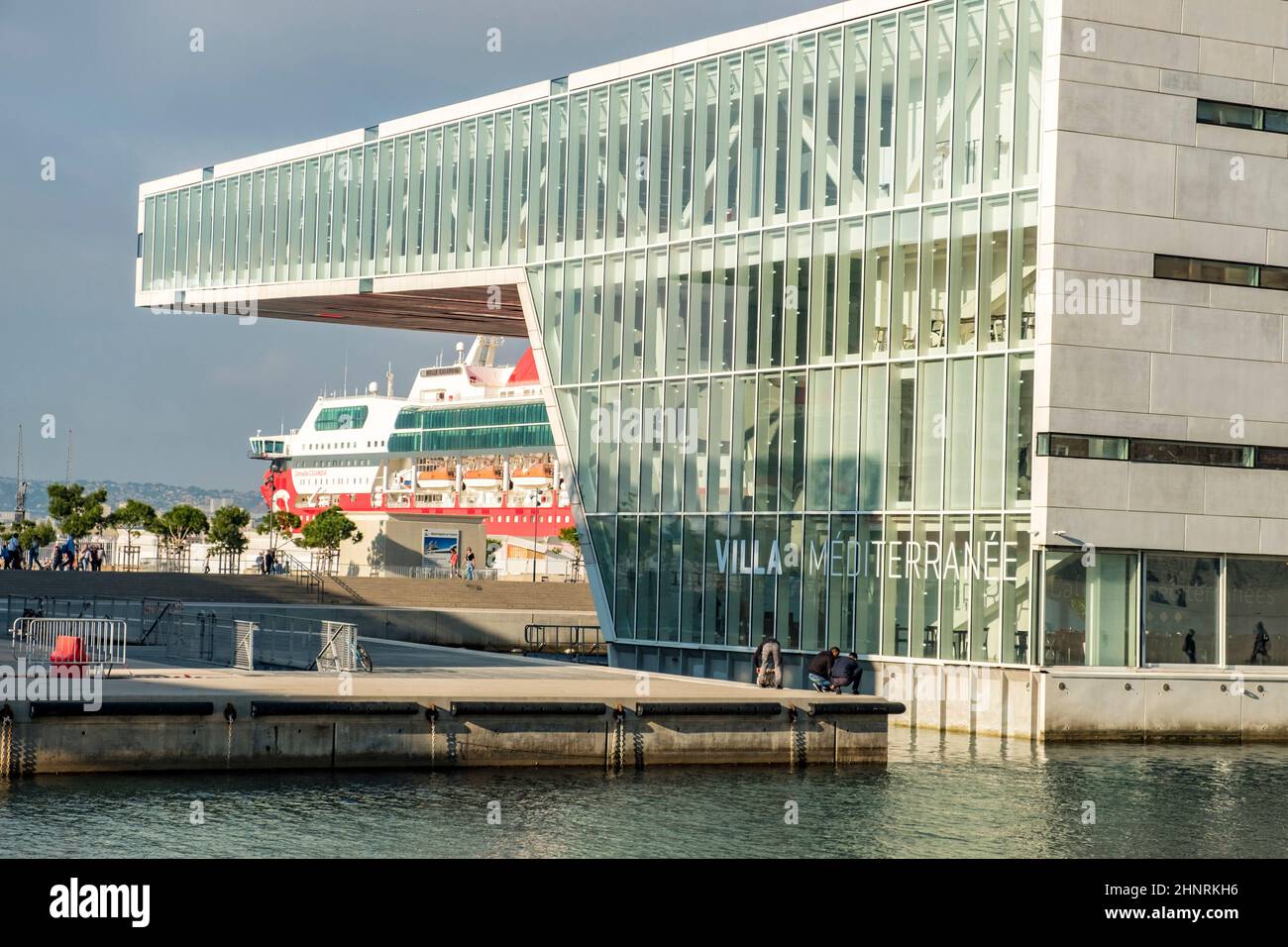 Il Museo delle civiltà europee e mediterranee chiamato Mucem Foto Stock