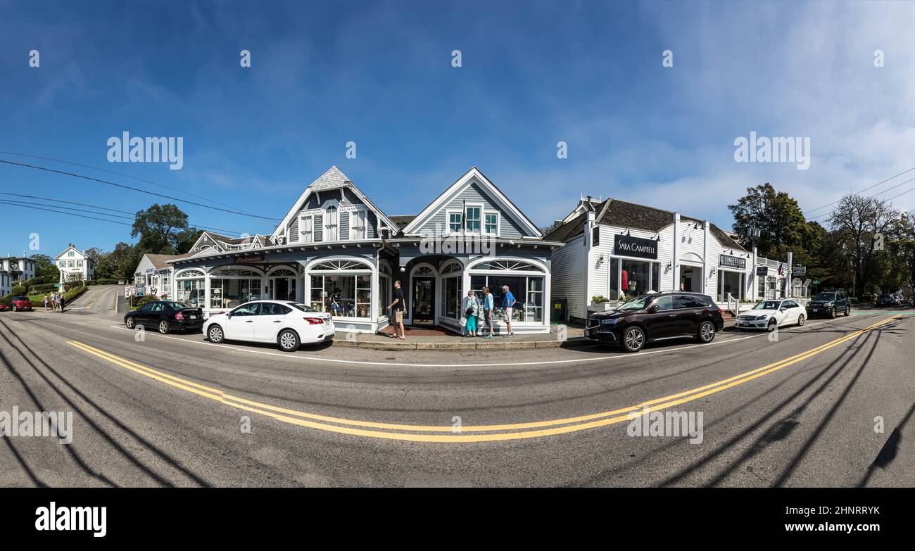 Città l'ex piccolo villaggio pescatore Chatham, Stati Uniti Foto Stock